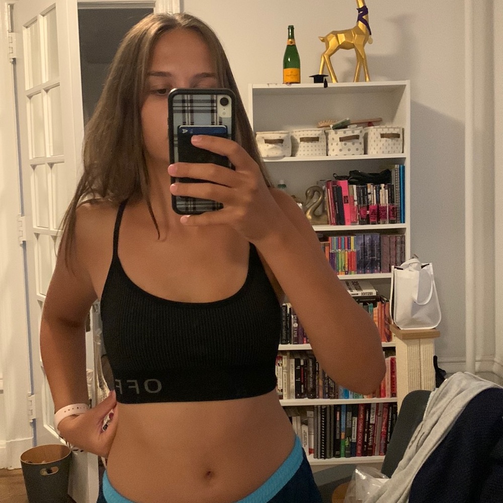 Aerie offline striped sports bra. M.